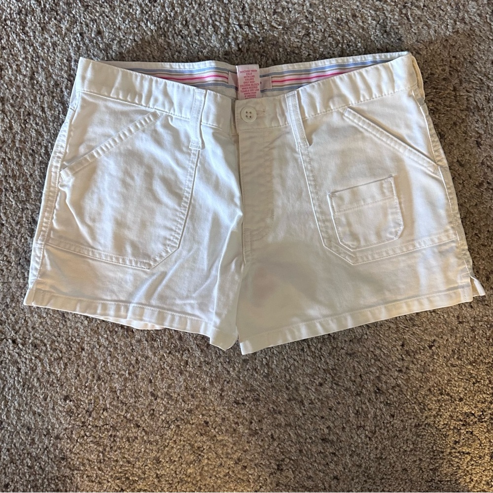 Abercrombie Y2K Kids’ Size 16 White Denim Shorts